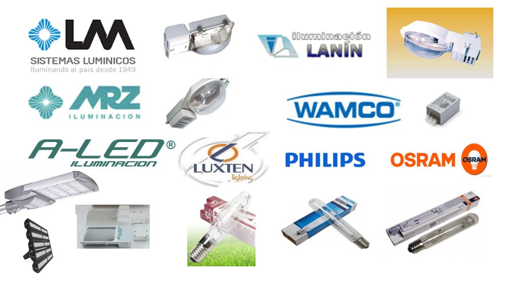 Marcas y Productos Iluminacion